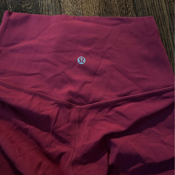 LULULEMON Vibrant Pink High-Waisted Leggings Size 4 - Picture 5 of 5